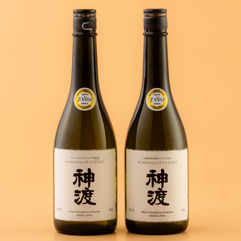 神渡 純米吟醸 Pétillant 720ml 2本ギフト箱入(スパークリング日本酒)